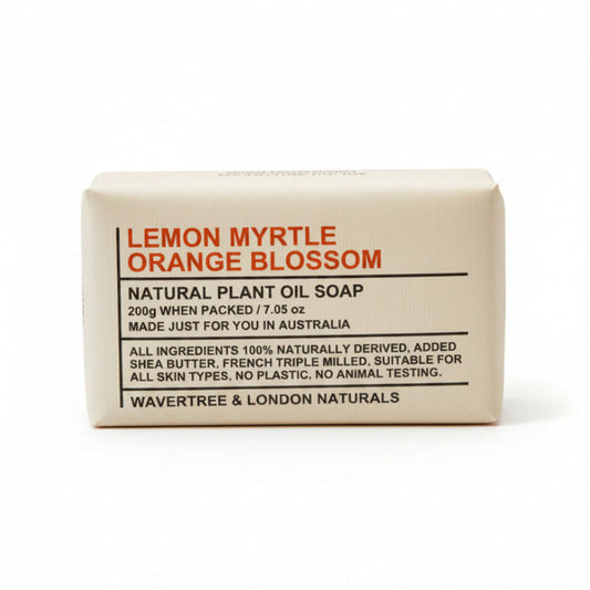 Wavertree & London Lemon Myrtle Orange Blossom Soap Bar 200g