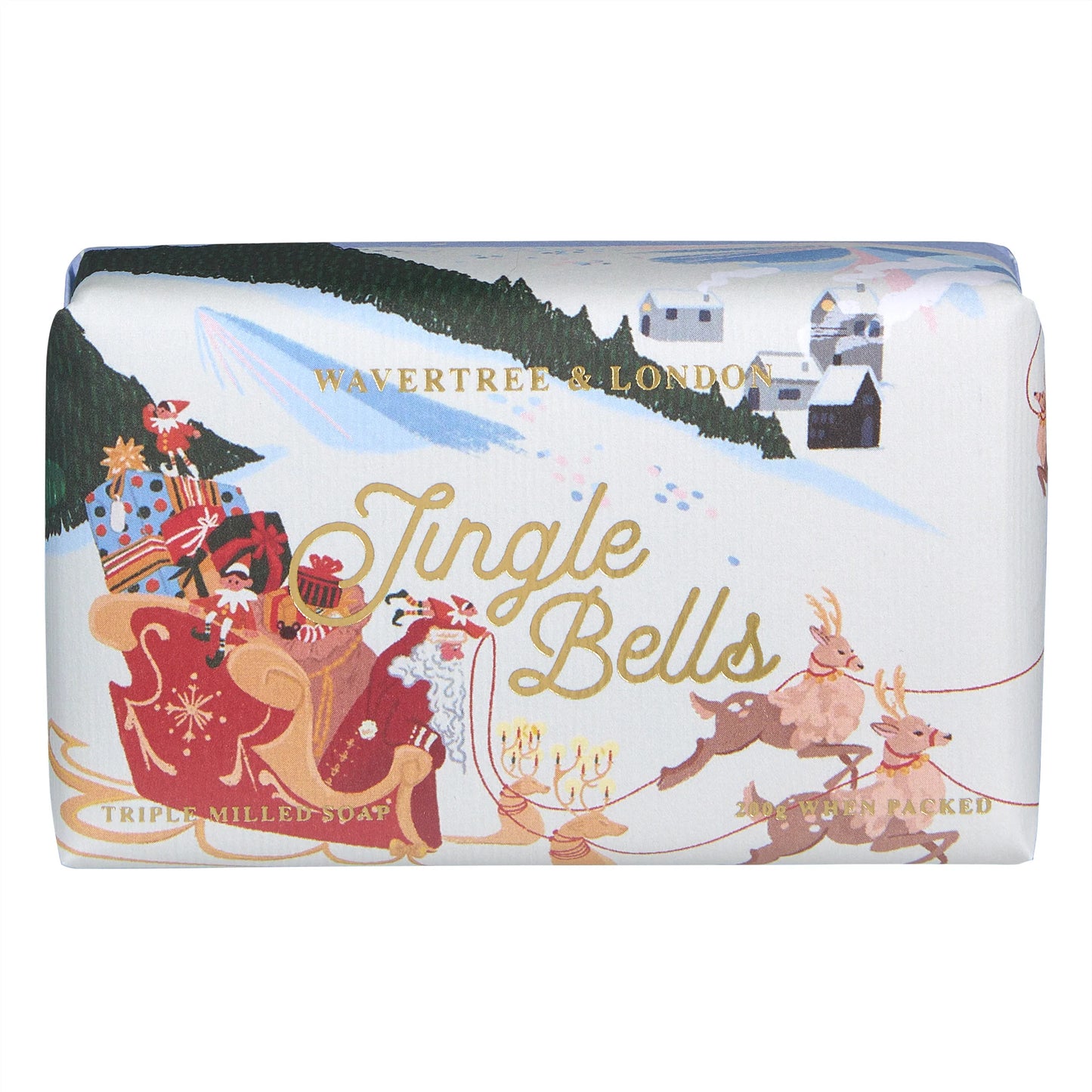 Wavertree & London Soap Jingle Bells Soap Bar 200g
