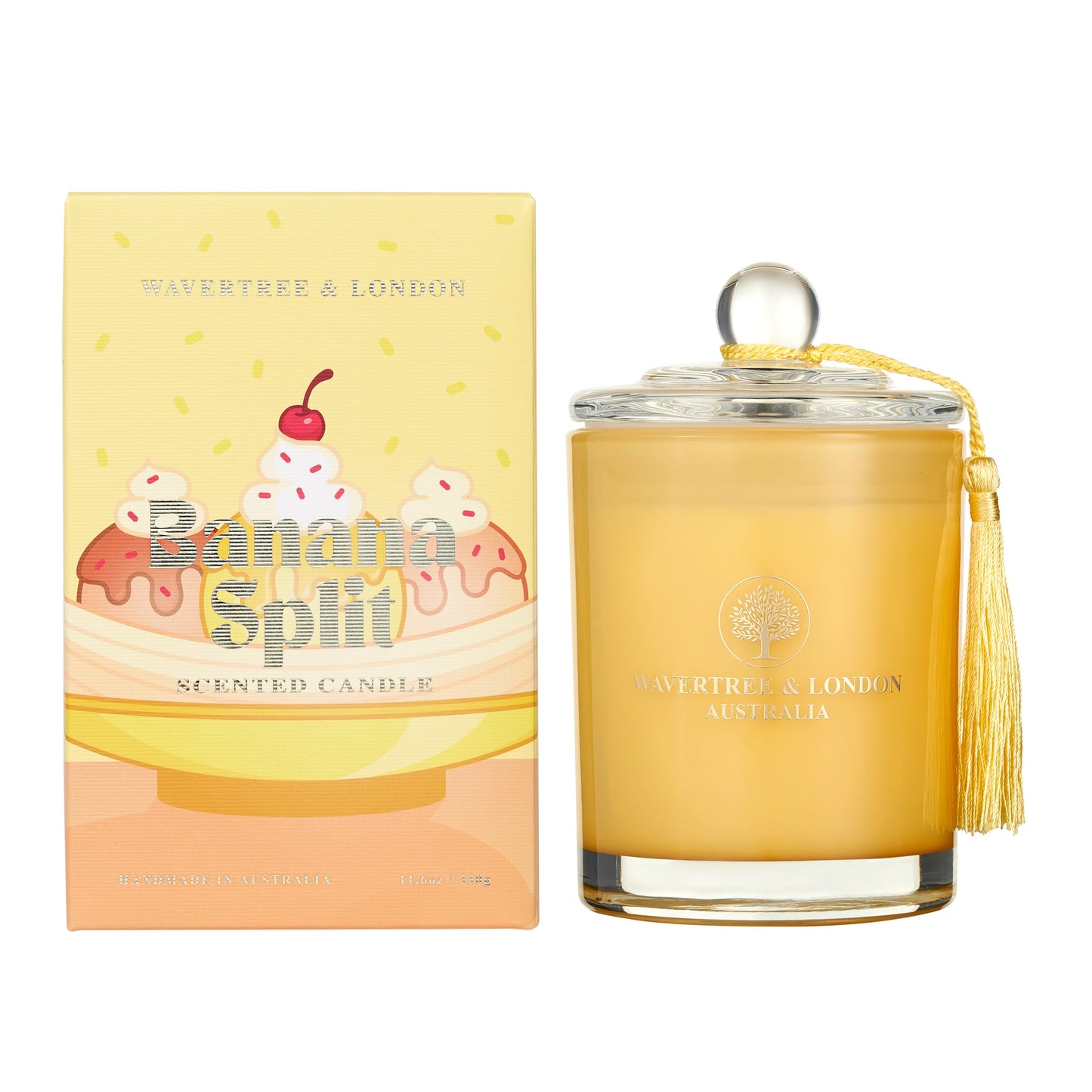 Wavertree & London Candle Banana Split 60 hours 330g