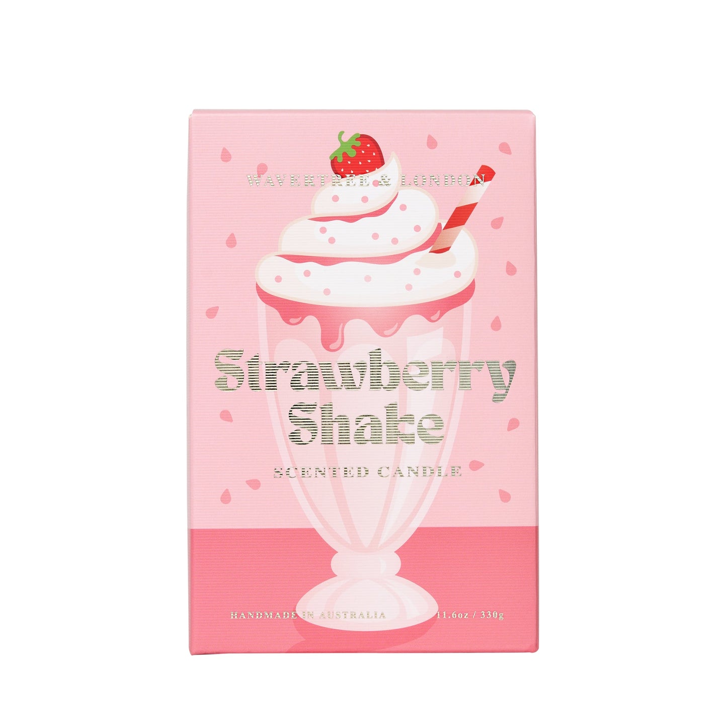 Wavertree & London Candle Strawberry Shake 60 hours 330g