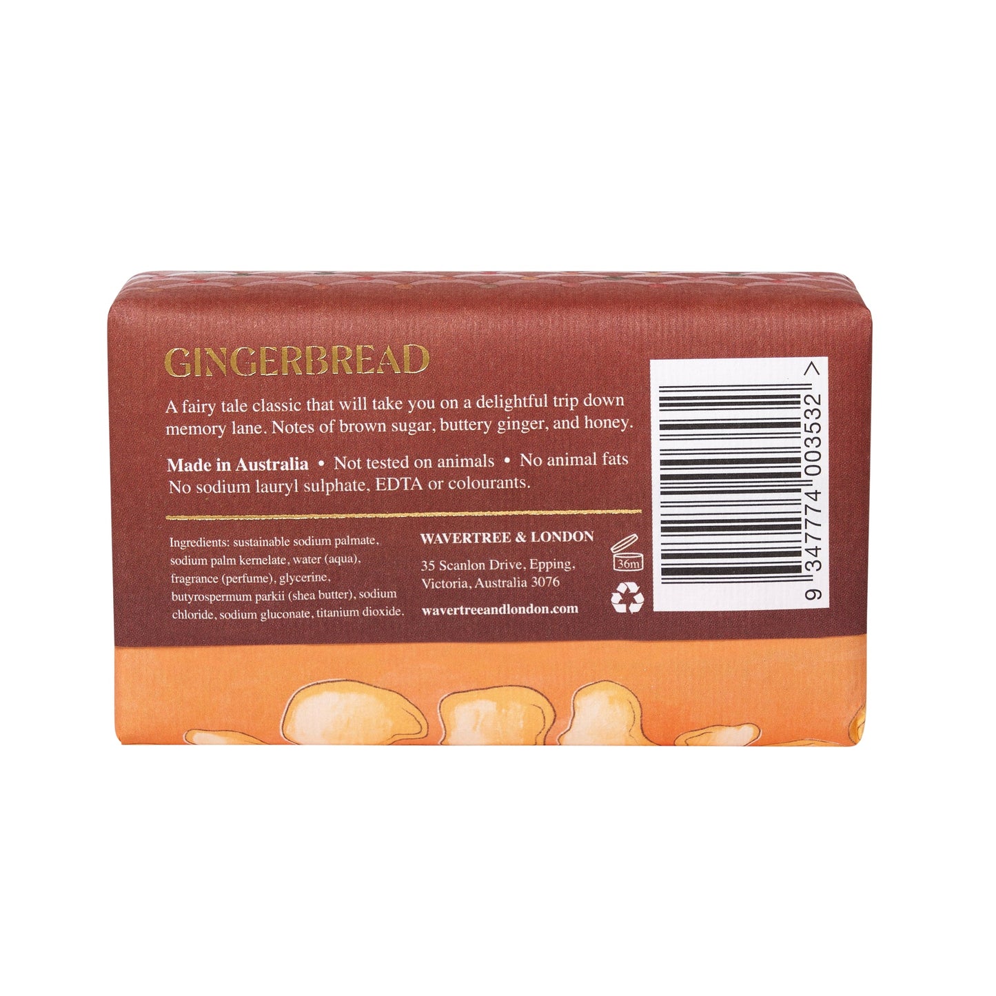 Wavertree & London Soap Gingerbread 200g