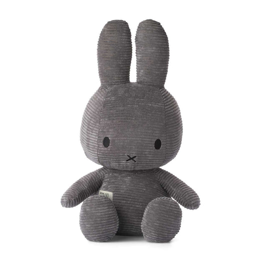 MIFFY & FRIENDS Miffy Sitting Corduroy Grey (70cm)