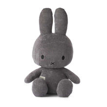 Load image into Gallery viewer, MIFFY &amp; FRIENDS Miffy Sitting Corduroy Grey (70cm)
