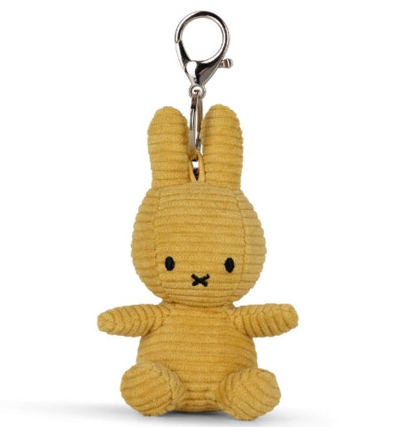 Miffy & Friends Miffy Keychain ECO Corduroy Acacia 10cm