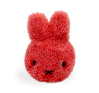 Miffy & Friends Miffy ECO Fuzzy Brooch in giftbox Bright Coral 8cm