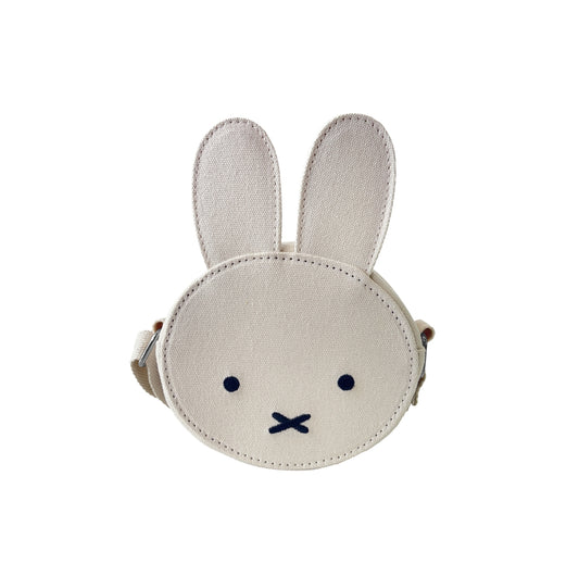 Miffy Crossbody Bag Canvas Ears Offwhite Small