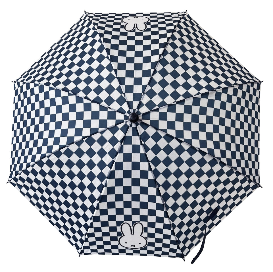 Miffy Umbrella Midnight Navy Checkerboard Large