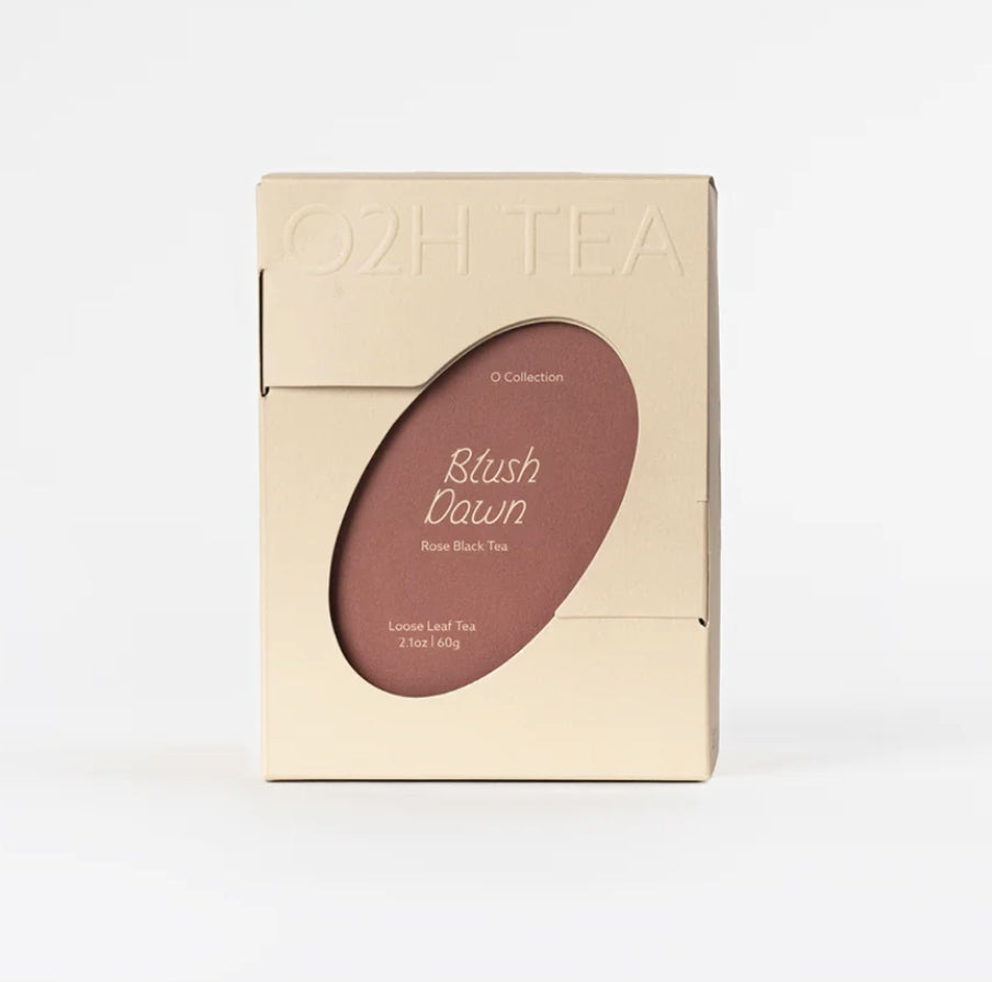 O2H Tea Blush Dawn (Rose Black Tea) Loose Leaf