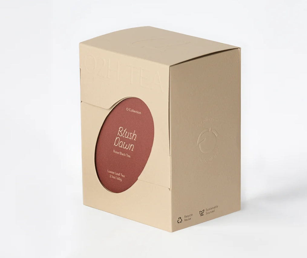 O2H Tea Blush Dawn (Rose Black Tea) Loose Leaf