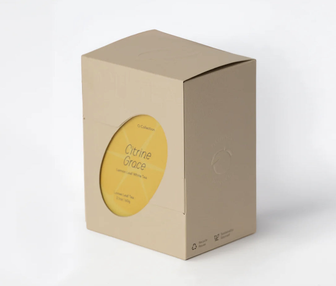 O2H Tea Citrine Grace (Lemon Leaf White Tea) Loose Leaf