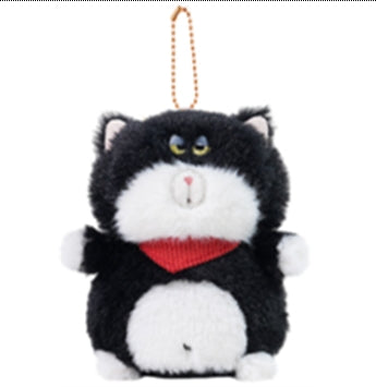 Glee Beanx – Chubby Series Keycharm - Dundun the Black Cat Sheriff 13cm