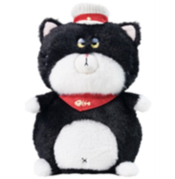 Glee Beanx  – Chubby Series Plush - Dundun the Black Cat Sheriff 22cm