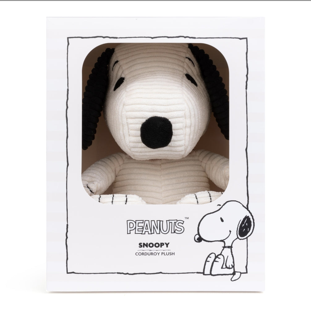 Peanuts Snoopy (ECO) Corduroy Cream in Giftbox 27cm