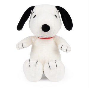 Snoopy Sitting Mini Corduroy Cream in Giftbox 17cm