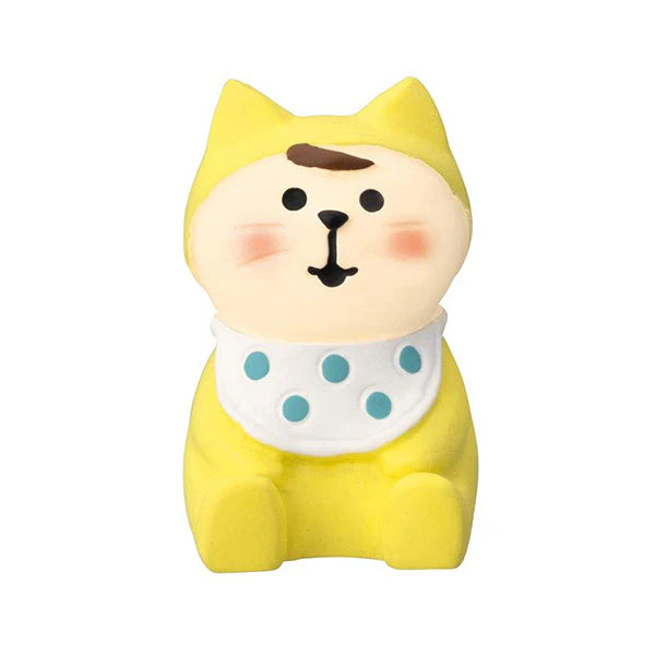 Decole Concombre Figurine - Baby Cat Sitting - Boy