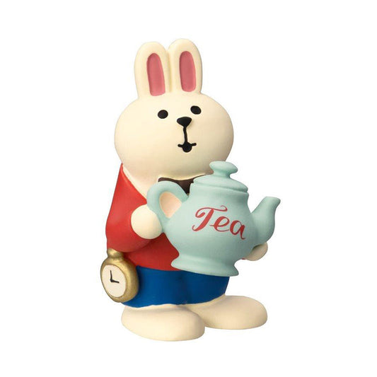 Decole Concombre - Alice in Wonderland Cat teapot rabbit