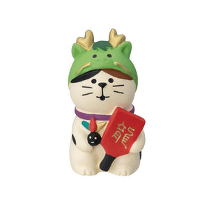 Decole Concombre Figurine - Zodiac sign Dragon cat