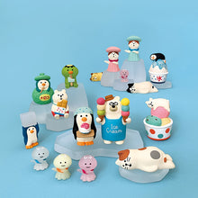 Load image into Gallery viewer, Decole Concombre Figurine - Aquatic Paradise - Relaxing Polar Bear
