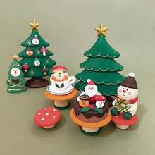 Load image into Gallery viewer, Decole Concombre Figurine - Christmas in Mushroom Forest - Forest Christmas Cake
