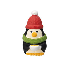 Load image into Gallery viewer, Decole Concombre Figurine - Christmas in Mushroom Forest - Penguin
