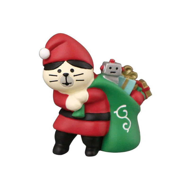 Decole Concombre Figurine - Christmas Party - Thief Santa Cat