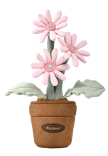 Load image into Gallery viewer, PlushWoods Pink Gerbera Plant Plush With Pot 25cm
