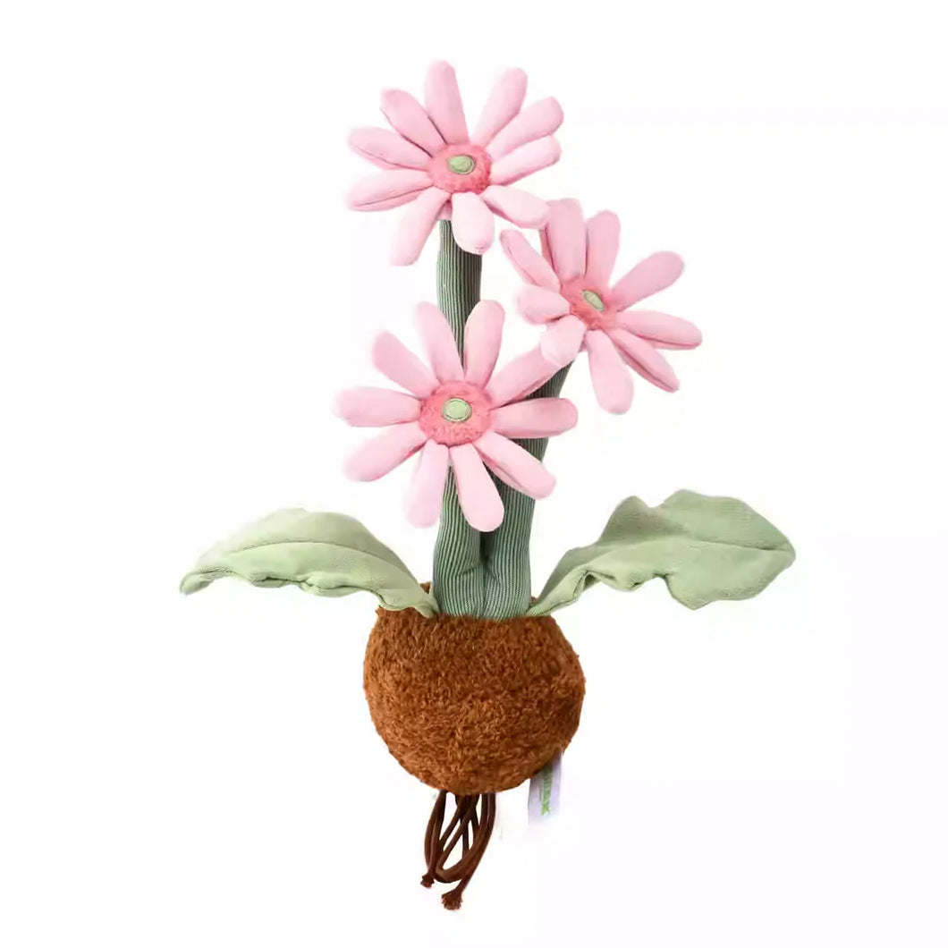 Plushwood Pink Gerbera Plant Plush