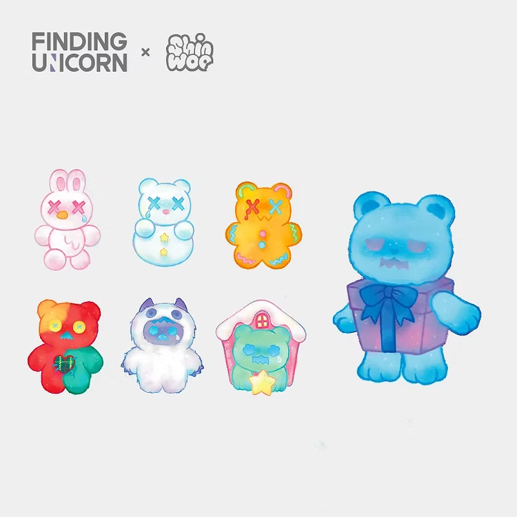 Finding Unicorn ShinWoo The Cold Hug Series Blind Box (Plush Toy)