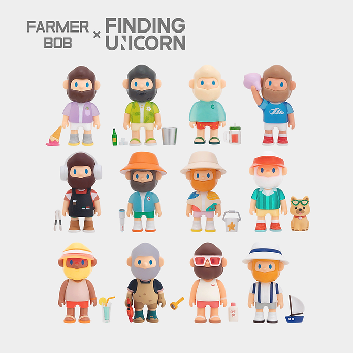 Finding Unicorn Farmer Bob Island Series Blind Box