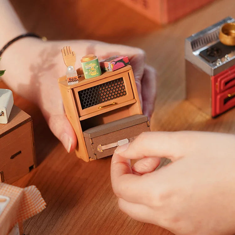 Robotime DIY Mini House Homey/Cozy Kitchen