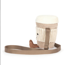 Load image into Gallery viewer, Jellycat Amuseable Perkle Coffee-to-go Shoulder Bag 22cm
