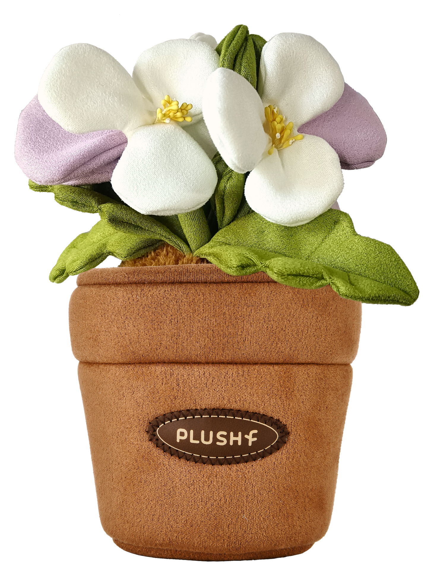 PlushWoods Viola Cornuta Plant Plush With Pot 18cm