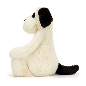 Jellycat Bashful Black & Cream Puppy Really Big 90cm