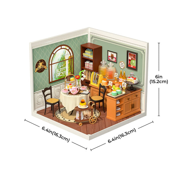 Robotime Rolife Sweet Sips Tea DIY Miniature House DW011