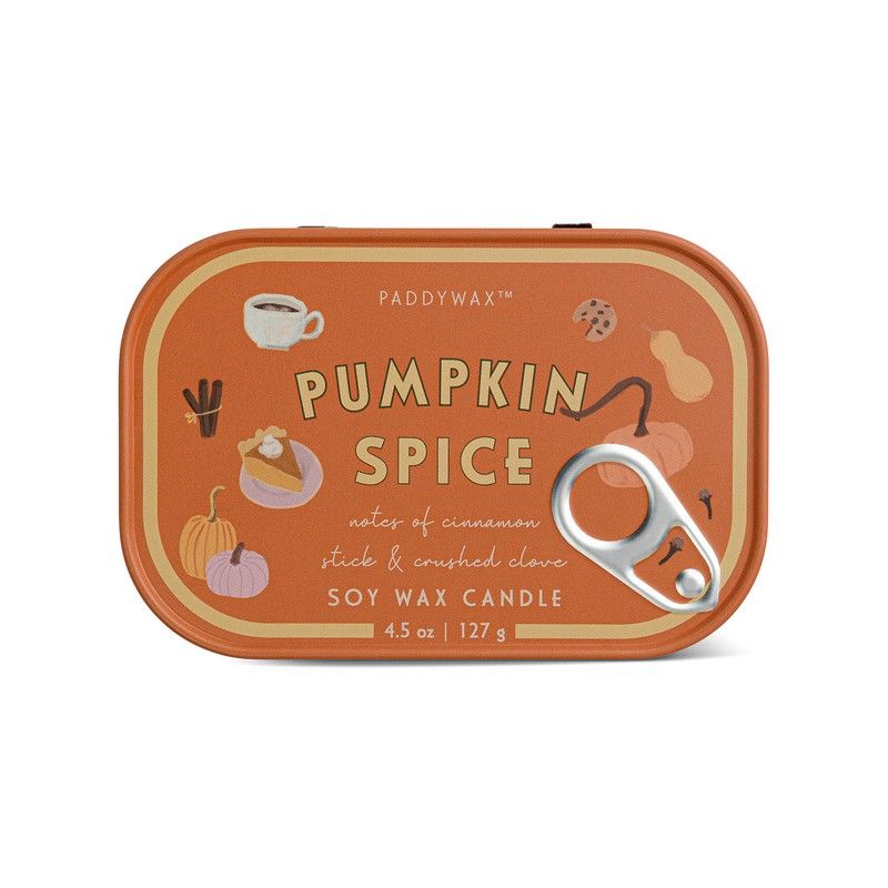 Paddywax Bistro Candle Tin-Pumpkin Spice 4.5oz/127g