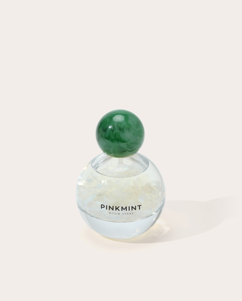 Pinkmint Candle Blooming Solo Room Spray Crystal Infused