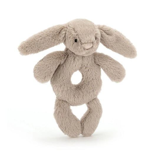Jellycat Ring Rattle Bashful Bunny Beige 18cm