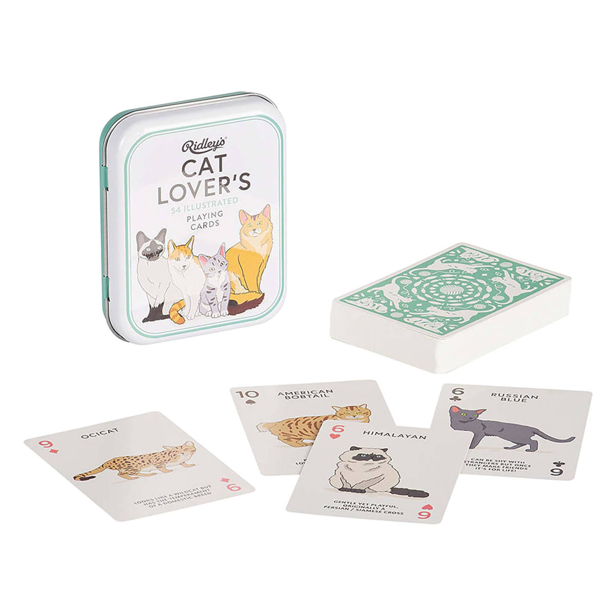 Ridleys Cat Lover's Playing Cards Multi-Coloured 2.5x8.2x10cm