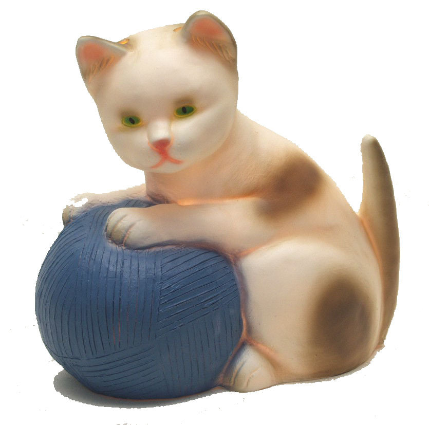Knox & Floyd Heico Lamp – Cat with Blue Wool