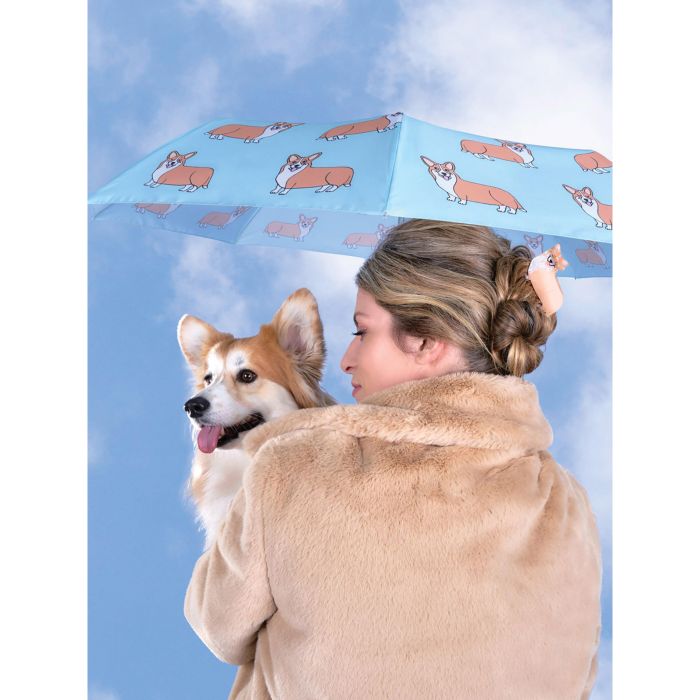 Original Duckhead Duck Umbrella Compact - Coucou Suzette Corgi Mint 5x7x35cm