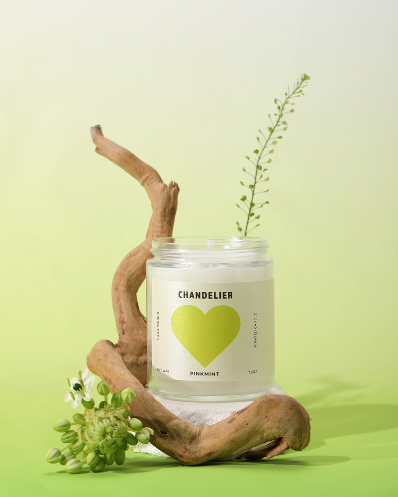 Pinkmint Candle Chandelier Soy Candle