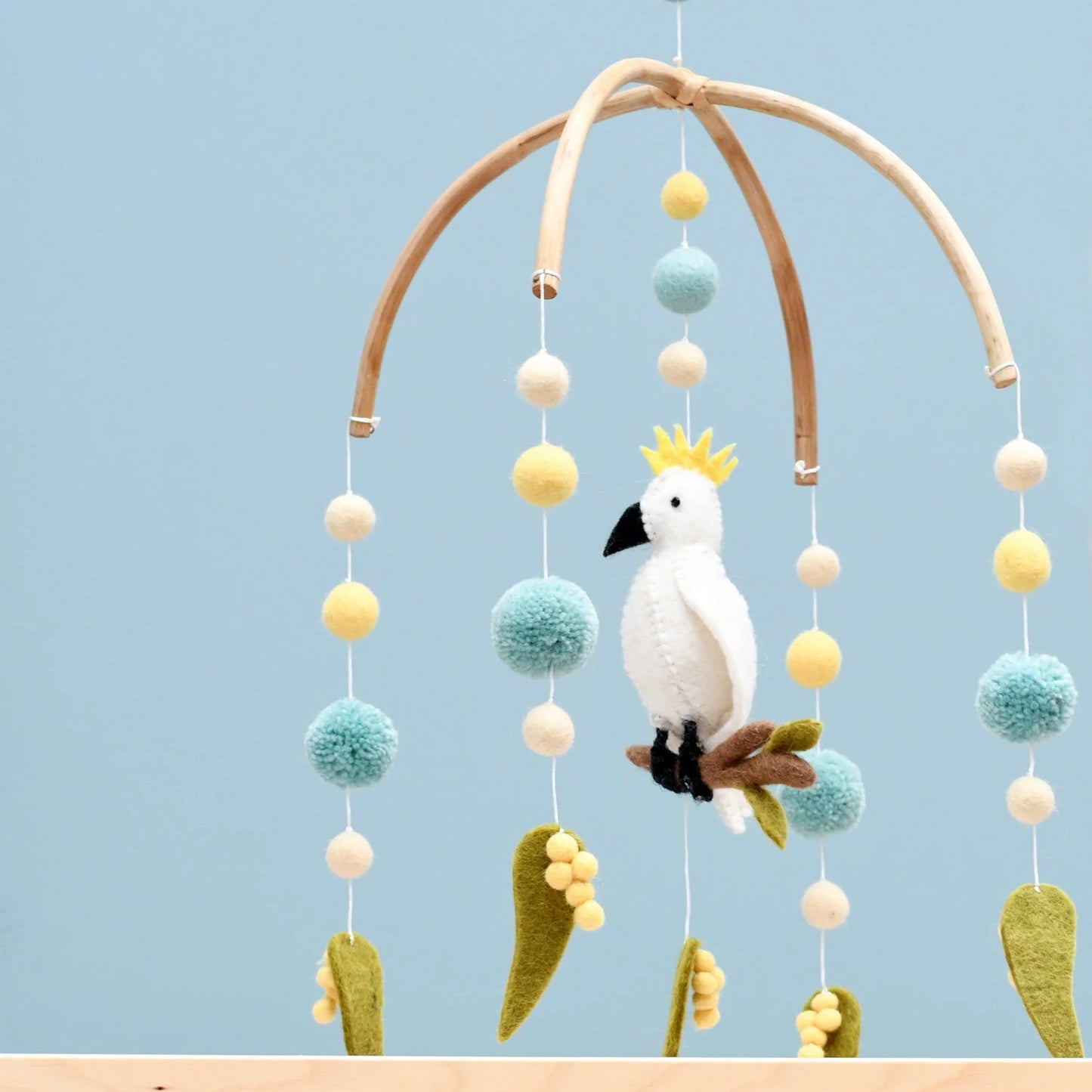 Tara Treasure Baby Cot Mobile Cockatoo Australiana