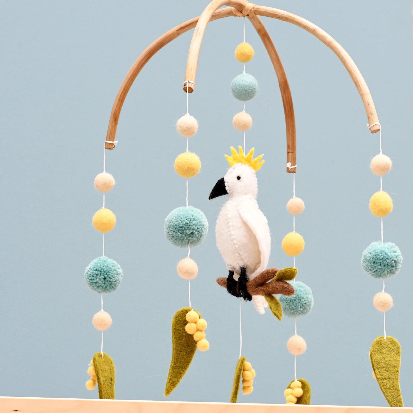 Tara Treasure Baby Cot Mobile Cockatoo Australiana