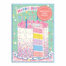 Load image into Gallery viewer, Confetti Birthday Cake Greeting Card Puzzle
