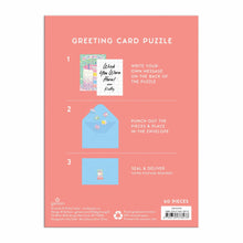 Load image into Gallery viewer, Confetti Birthday Cake Greeting Card Puzzle
