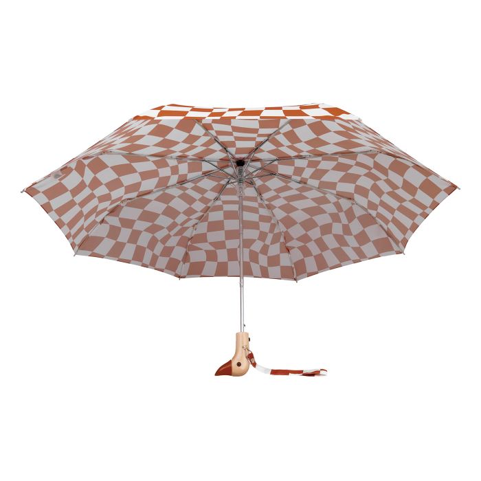 The Original Duckhead Umbrella Compact-Peanut Butter Checks