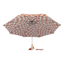 Load image into Gallery viewer, The Original Duckhead Umbrella Compact-Peanut Butter Checks
