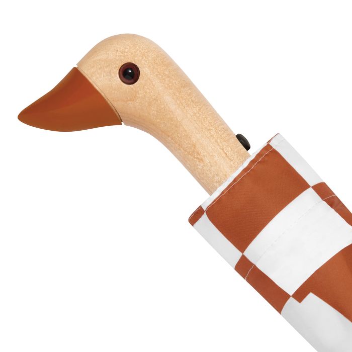 The Original Duckhead Umbrella Compact-Peanut Butter Checks