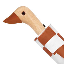 Load image into Gallery viewer, The Original Duckhead Umbrella Compact-Peanut Butter Checks
