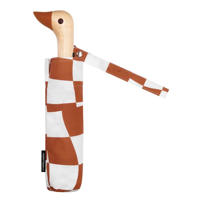 The Original Duckhead Umbrella Compact-Peanut Butter Checks